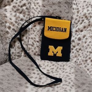 Michigan State Crossbody Wallet